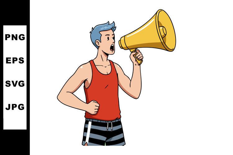 Shout Clipart Image 10