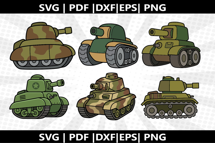 Tank Silhouette Image 18