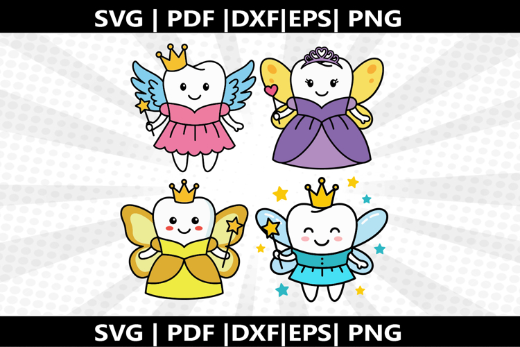 Tooth Fairy cricut Silhouette,kids Shirt