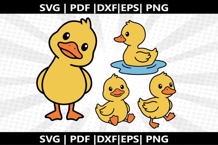 Duckling cricut Silhouette,kids Shirt