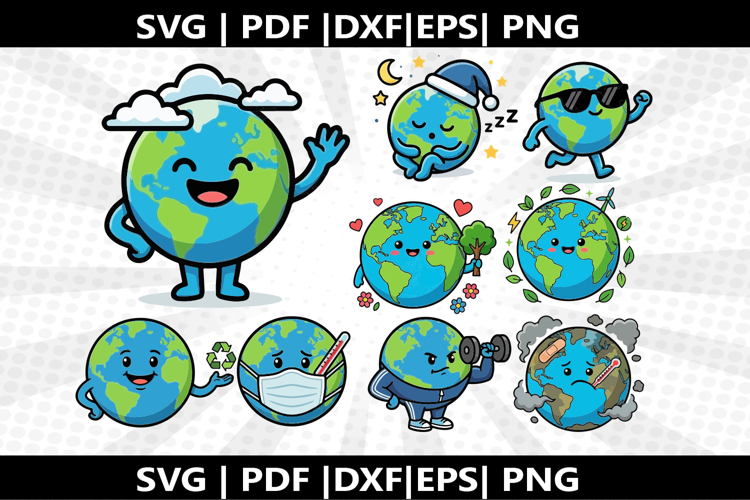 Earth cricut Silhouette,kids Shirt