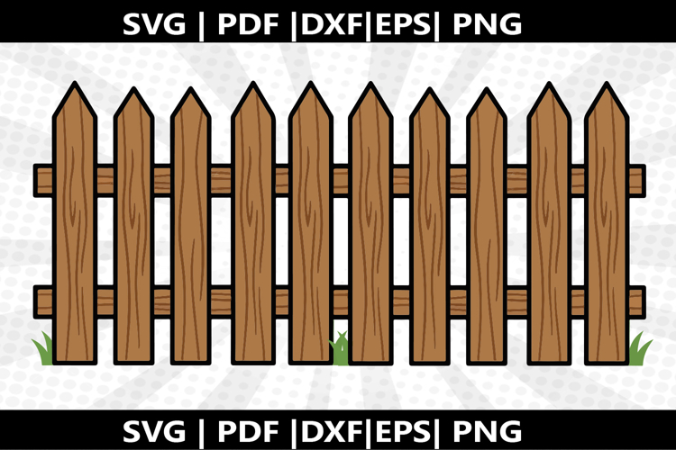 Wooden Fence cricut Silhouette,kids Shirt