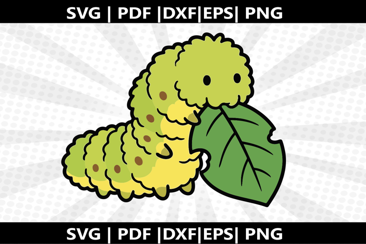 Caterpillar cricut Silhouette,kids Shirt ,Cut