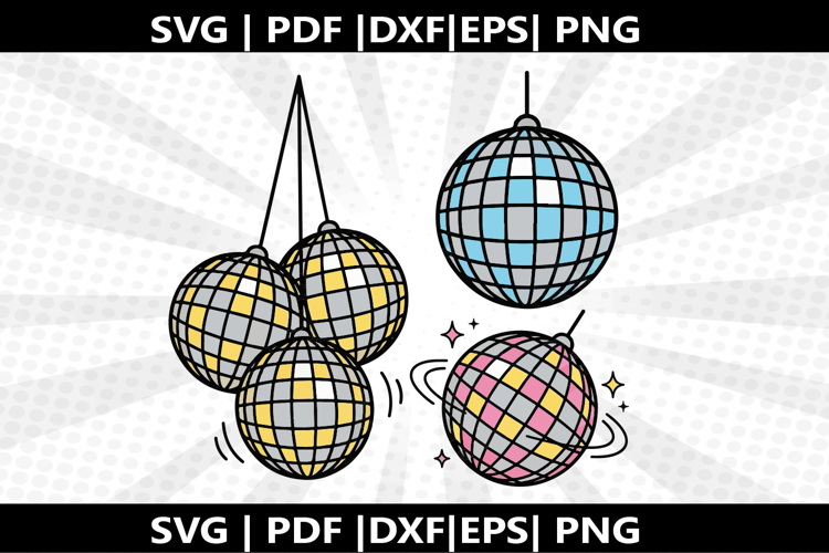 Disco ball cricut Silhouette,kids Shirt