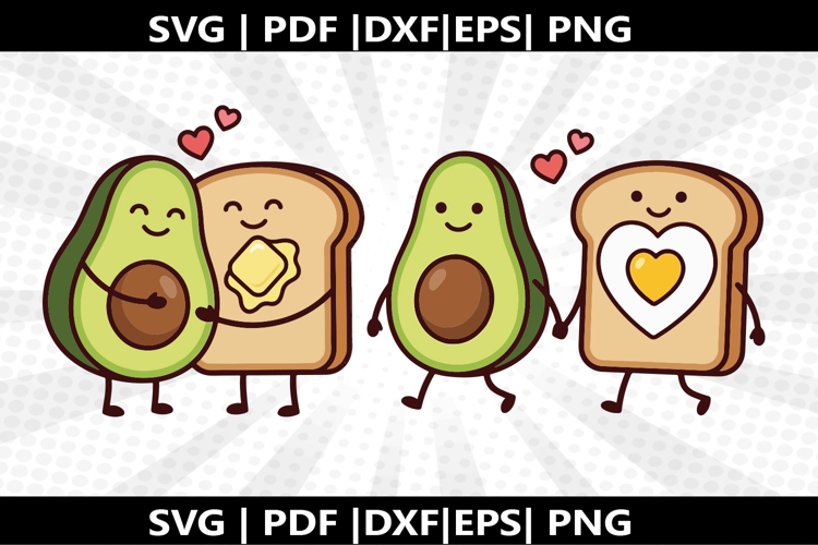 Avocado   Toast cricut Silhouette,kids Shirt