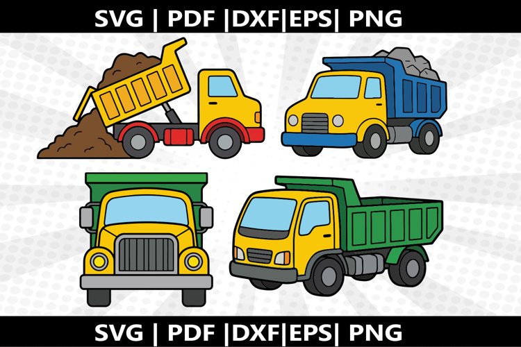 Dumper truck cricut Silhouette,kids Shirt