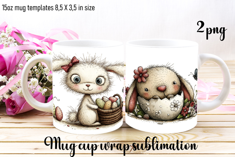 Funny easter animal Sublimation | mug Print