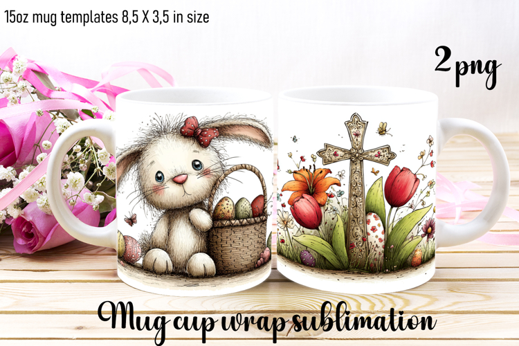 Funny easter animal Sublimation | mug Print
