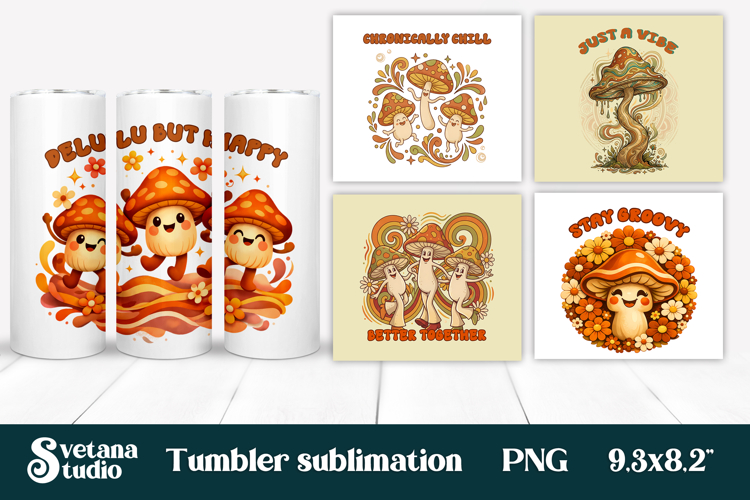 Vintage Mushroom Illustration