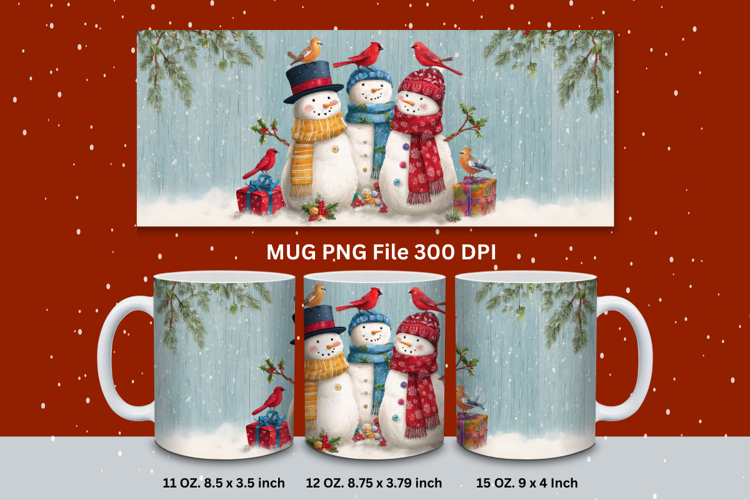 Christmas Snowman Clipart Image 13