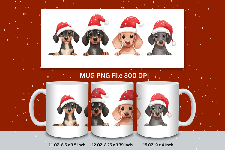 Christmas Mug Snowflakes Winter Mug Snowman Sublimation_14