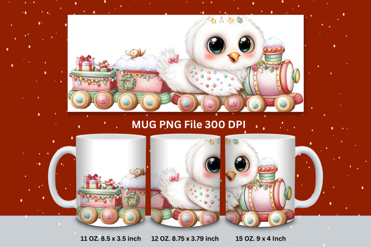 Christmas Mug Snowflakes Winter Mug Snowman Sublimation_179