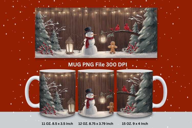 Christmas Snowman Clipart Image 4
