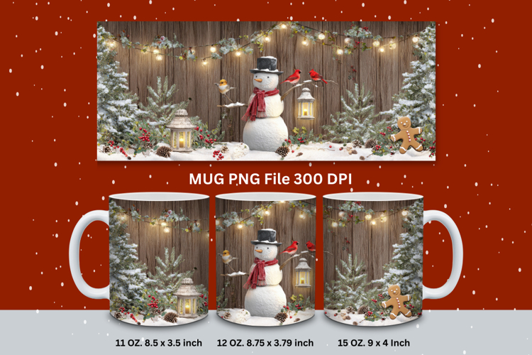 Christmas Snowman Clipart Image 3