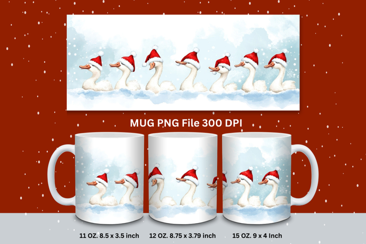 Christmas Mug Snowflakes Winter Mug Snowman Sublimation_90