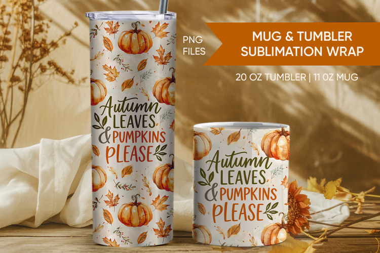  Thanksgiving Tumbler Wrap