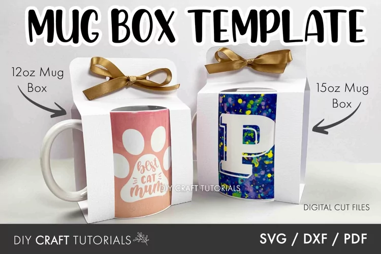 Mug Holder SVG for 12oz and 15oz Mugs