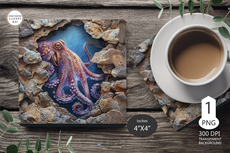 Seashells Mug coaster | Coaster Mug Sublimation | seashells