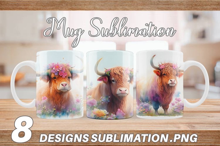 Cow Sublimation Designs Image 12
