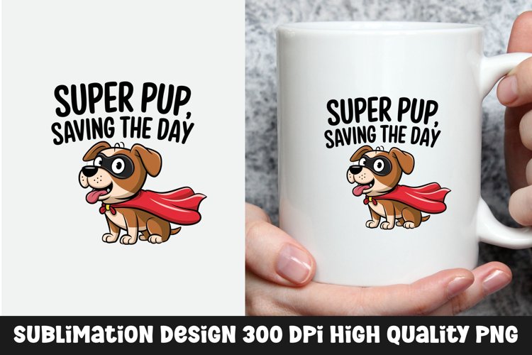 Dog sarcastic mug sublimation design