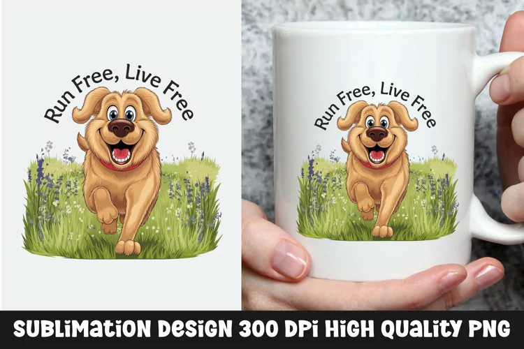 Dog sarcastic mug sublimation design