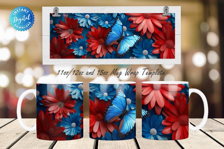 12 Oz Mug Sublimation Template Image 8