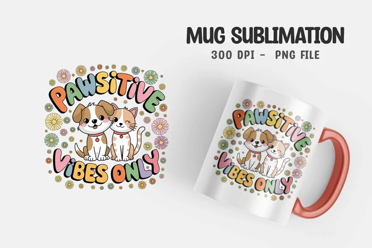 Pet quote mug sublimation