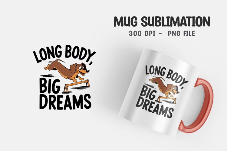 Dog quote mug sublimation example image 1