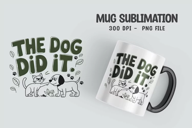 CAT SARCASTIC QUOTE Mug Sublimation Design