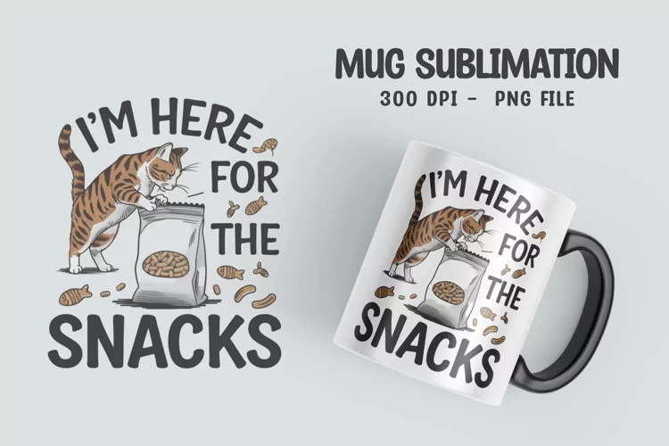 CAT SARCASTIC QUOTE Mug Sublimation Design