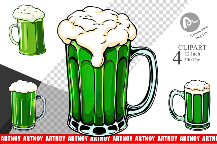 Green Beer Clipart