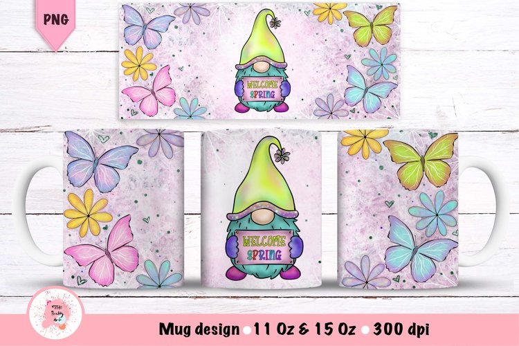 This is a mug sublimation gnome bundle in PNG file format. It is with a very high resolution and is perfect for mug gifts.