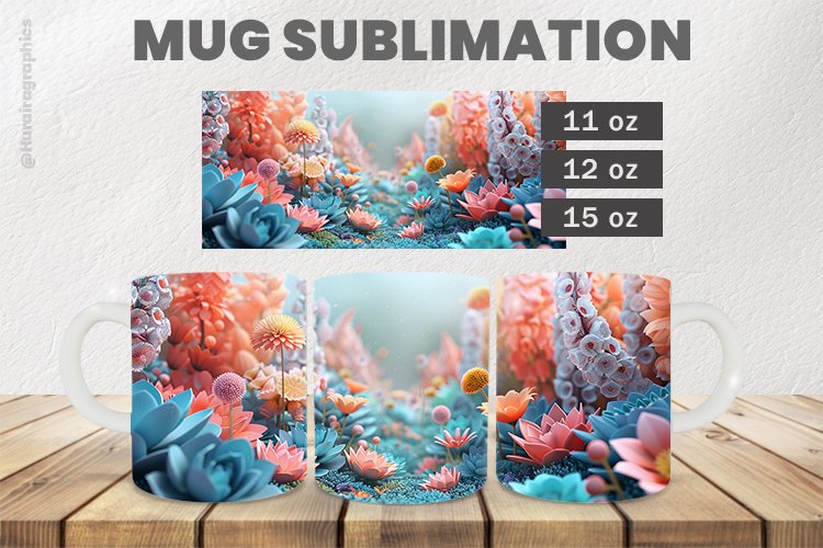 Cute Flower Sublimation |11oz, 12oz & 15oz