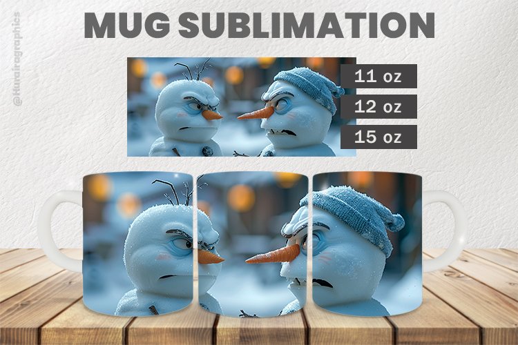 Cute Snowman Clipart Image 4