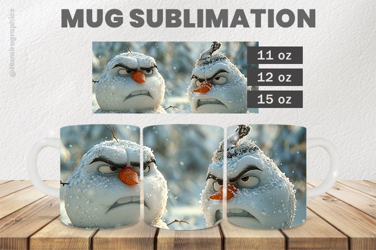 Cute Snowman Clipart Image 3