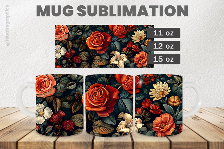 Cute Flower Sublimation |11oz, 12oz & 15oz
