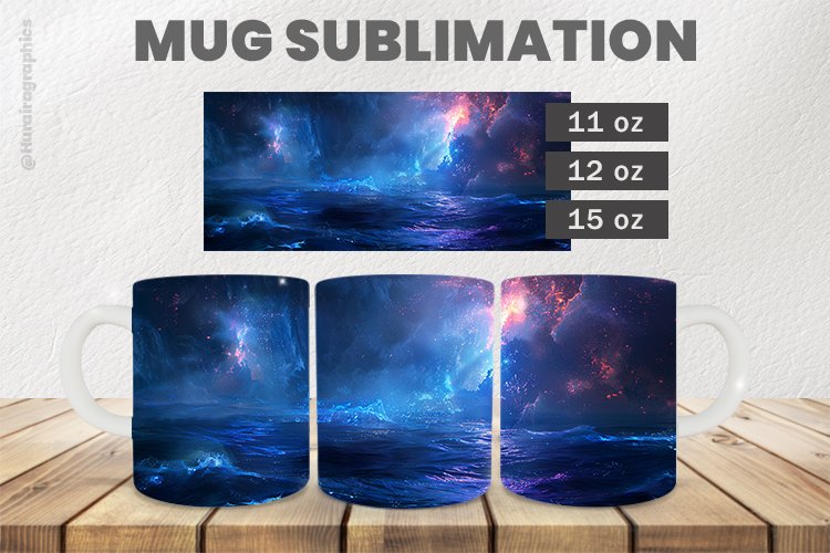Scary Mug Wrap Sublimation |11oz, 12oz & 15oz