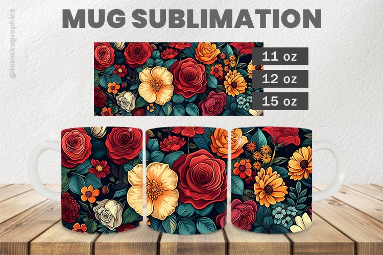 Cute Flower Sublimation |11oz, 12oz & 15oz