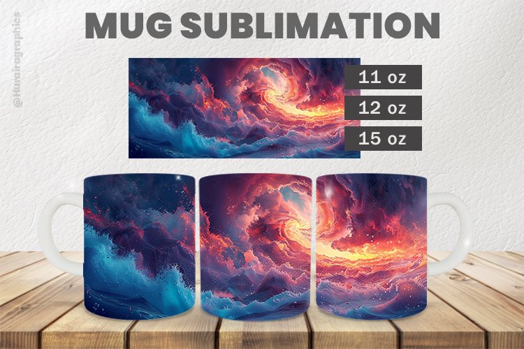 Scary Mug Wrap Sublimation |11oz, 12oz & 15oz