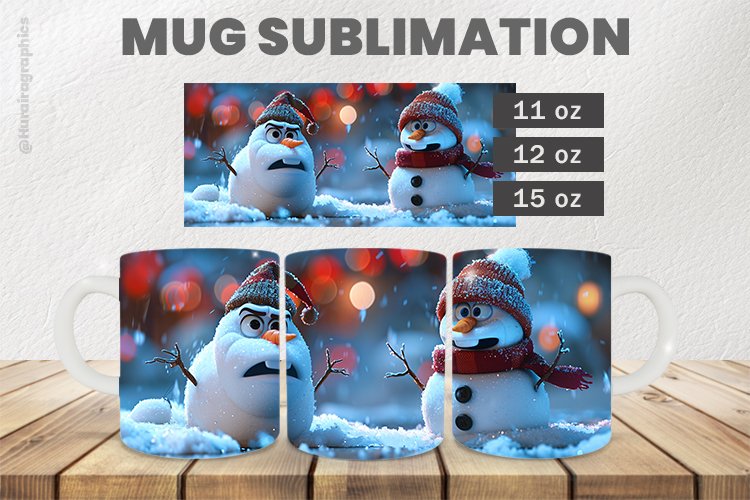 Cute Snowman Clipart Image 5