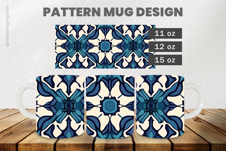 Pattern Mug Wrap Sublimation |11oz, 12oz & 15oz