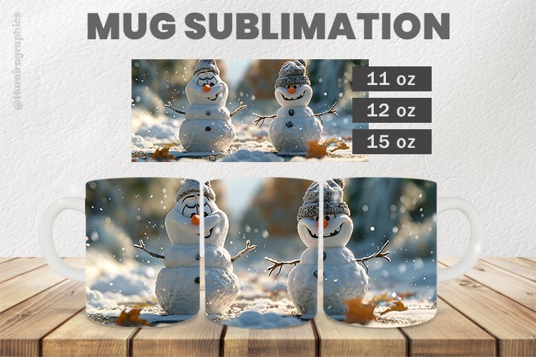 Cute Snowman Clipart Image 7