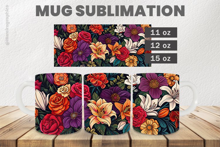 Cute Flower Sublimation |11oz, 12oz & 15oz