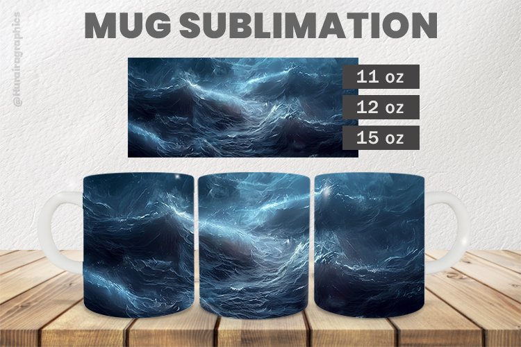 Scary Mug Wrap Sublimation |11oz, 12oz & 15oz