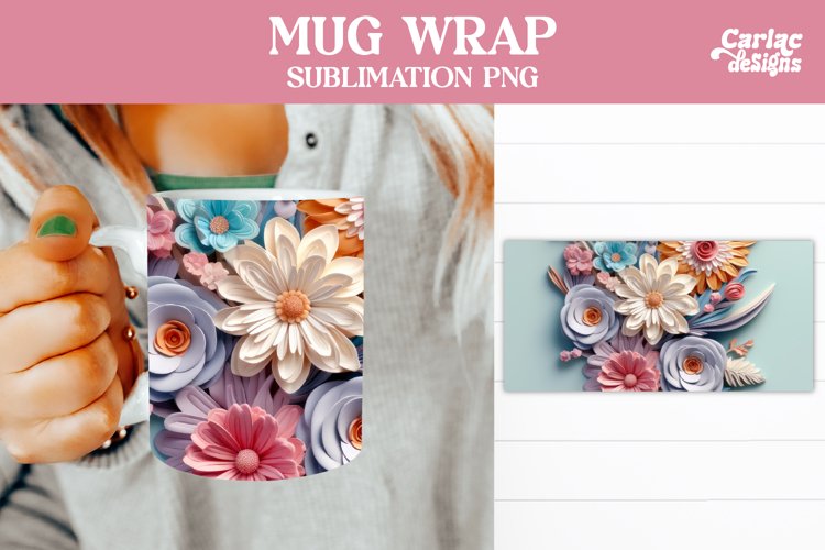 Mug Sublimation Wrap Design
