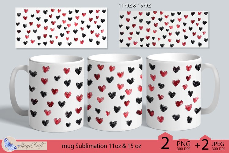 Heart Clipart Black And White Image 2