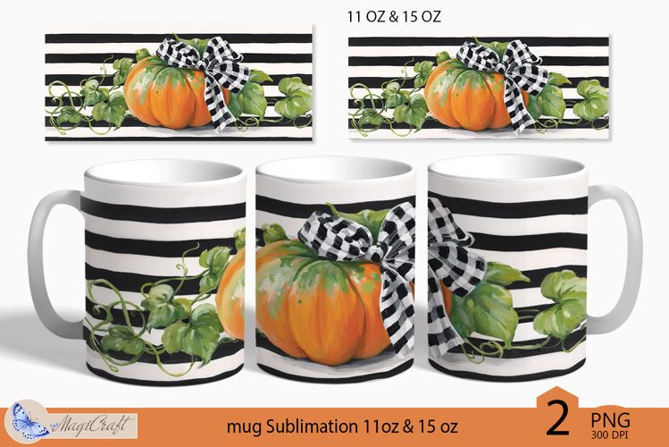 Thanksgiving mug Sublimation|Pumpkin mug 11oz 15oz buffalo