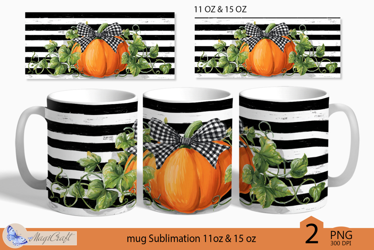 Thanksgiving mug Sublimation|Pumpkin mug 11oz 15oz buffalo