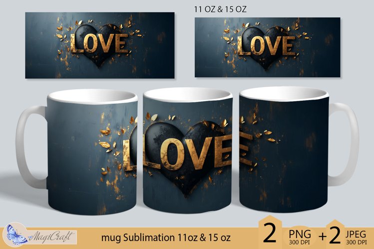 Black Heart Clipart Image 13