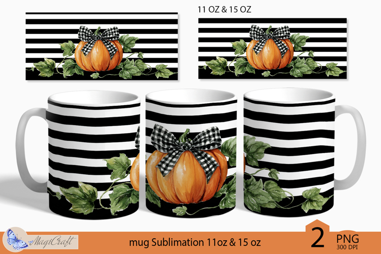 Thanksgiving mug Sublimation|Pumpkin mug 11oz 15oz buffalo